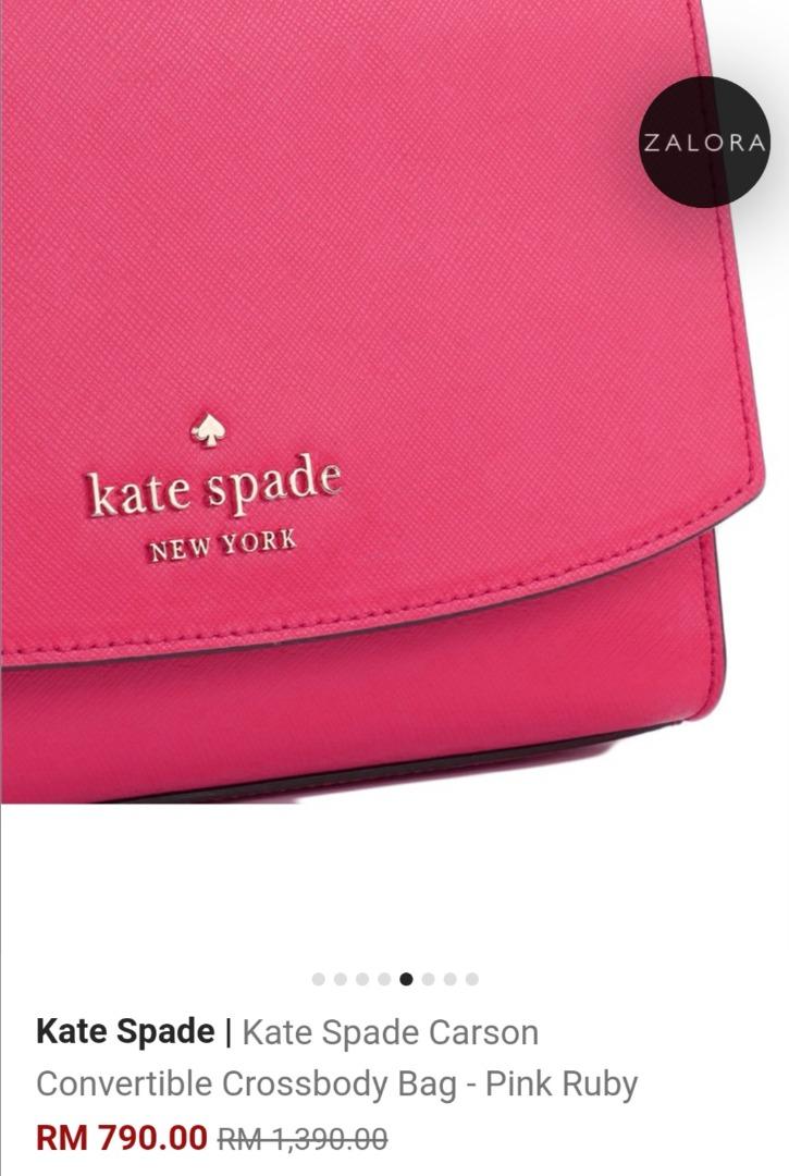 kate spade, Bags, Kate Spade Carson Convertible Crossbody Pink Ruby
