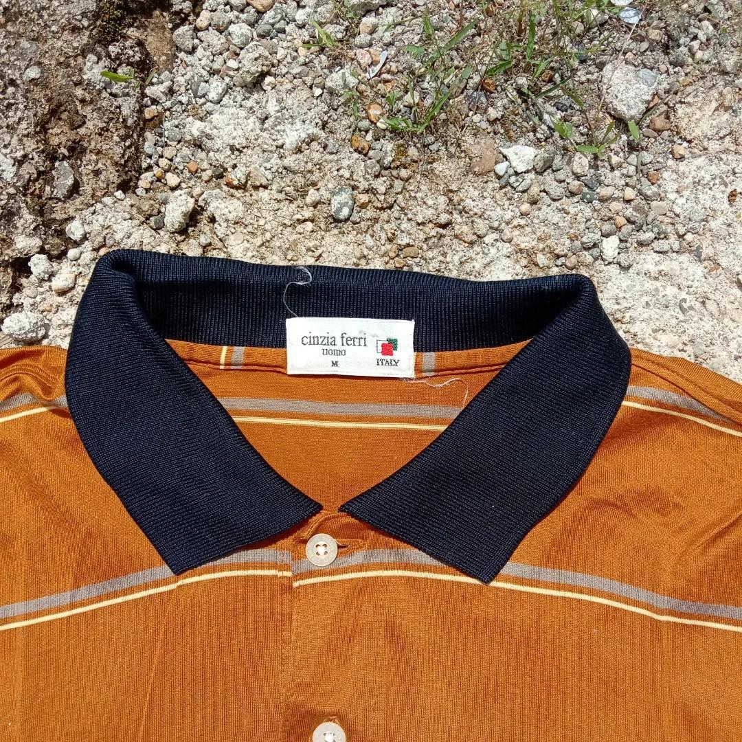 Kaus kerah Cinzia Ferry (ITALY), Fesyen Pria, Pakaian , Atasan di