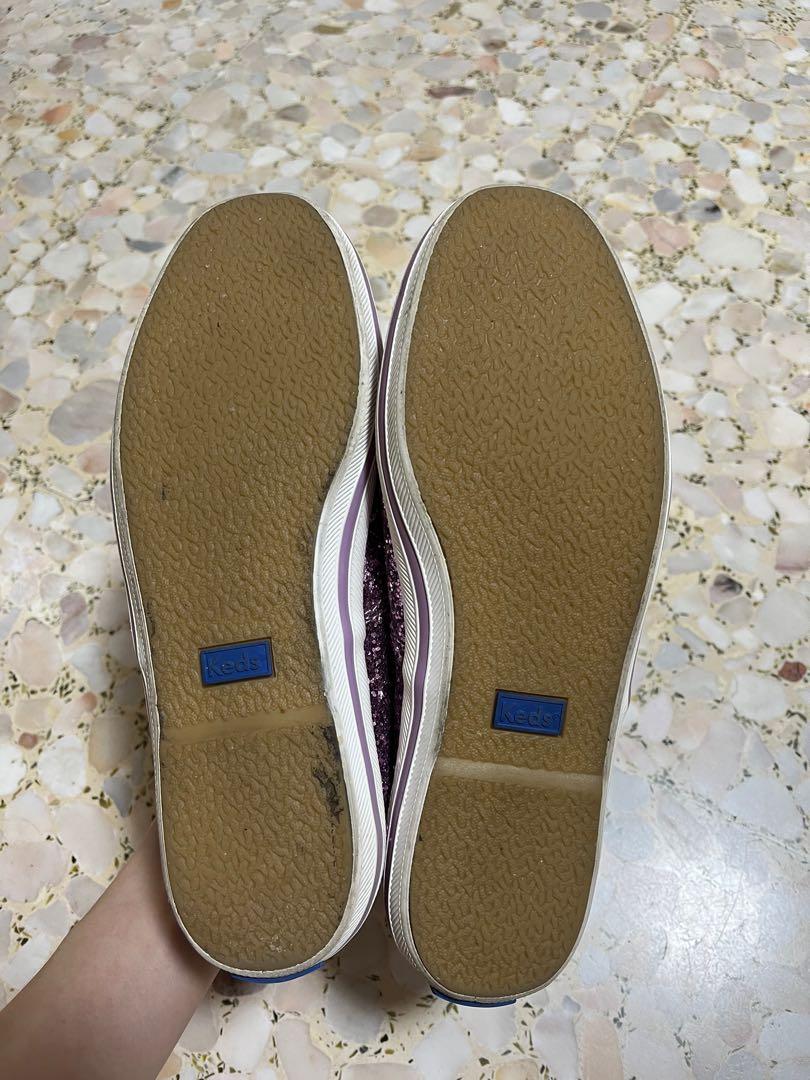Purple glitter keds outlet