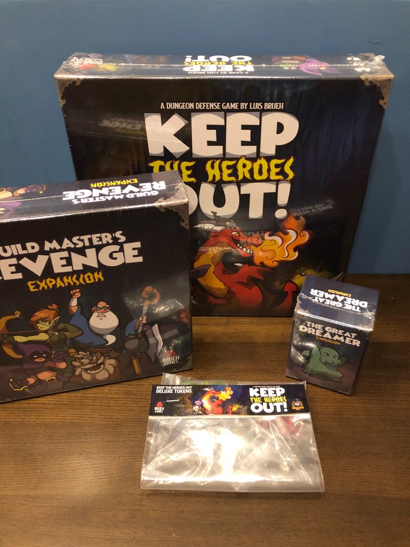 Keep the heroes out! [boardgame][桌遊], 興趣及遊戲, 玩具 & 遊戲類 Carousell