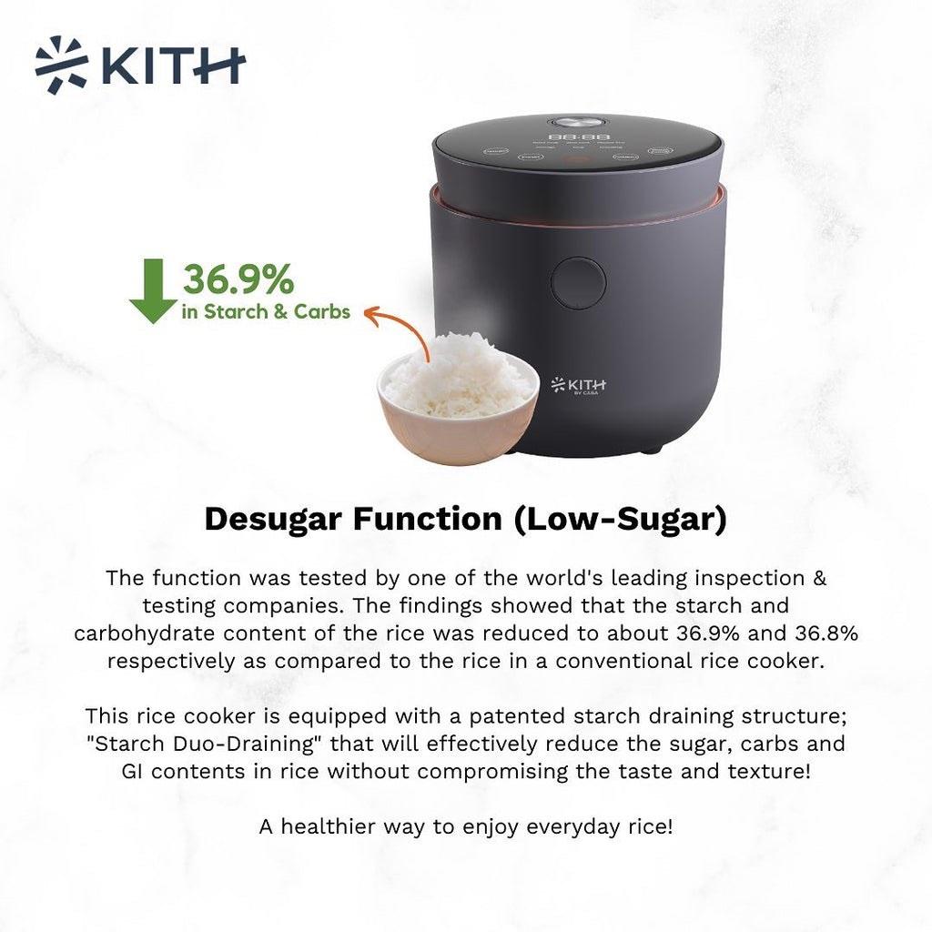 Kith Low-Sugar Rice Cooker - LRC-1L-BK, TV & Home Appliances, Other ...