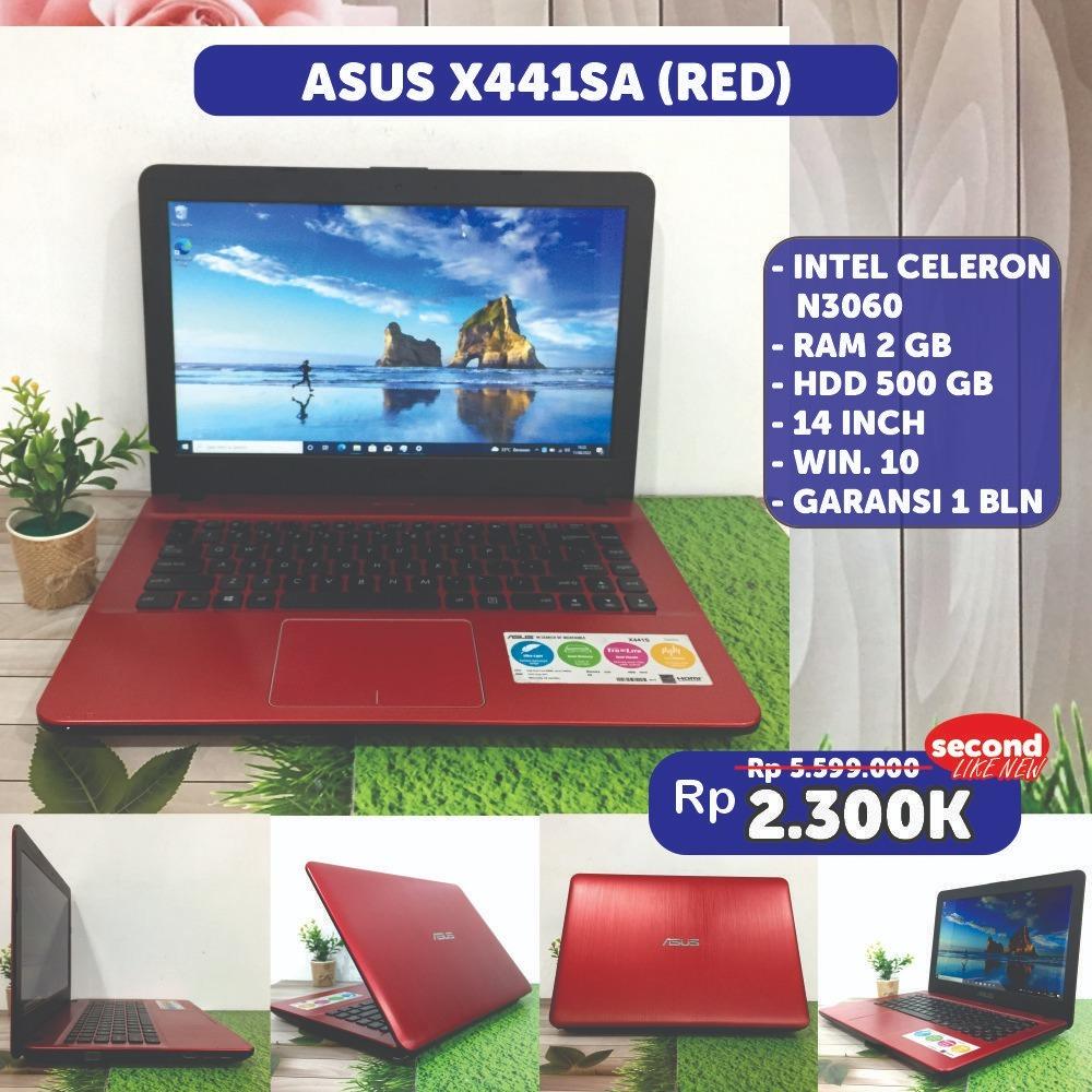 Laptop Asus X441S Celeron N3060 RAM 2GB HDD 500GB 14