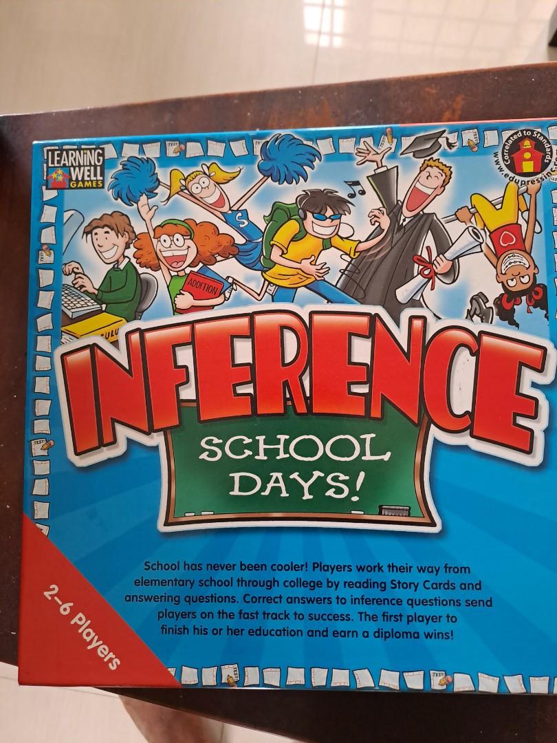 Learning well games - Inference school days. Particularly helpful for ...