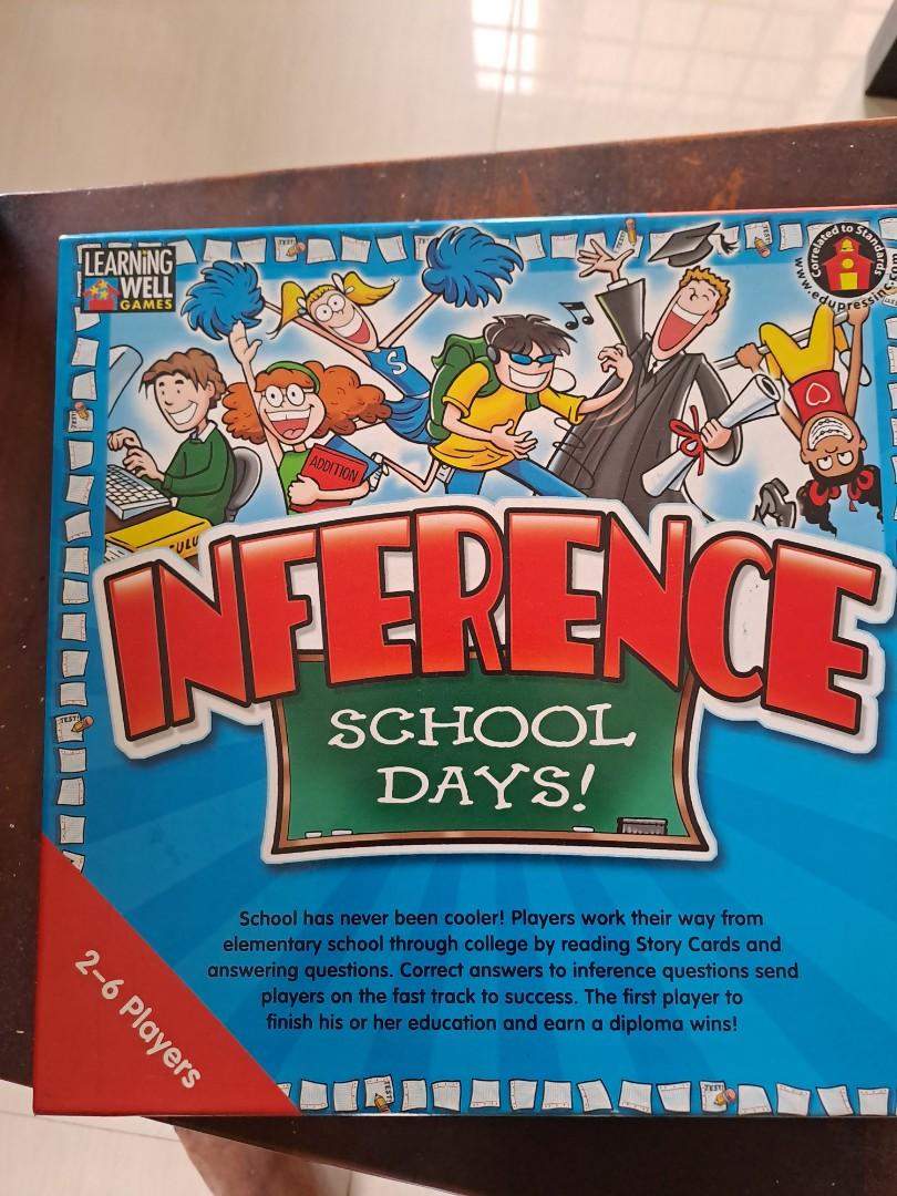 Learning well games - Inference school days. Particularly helpful
