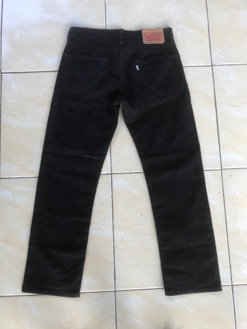 Levi s 513 corduroy white tab Fesyen Pria Pakaian Bawahan di Carousell