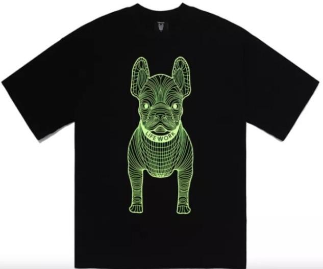 LifeWork Neon French Bulldog T Shirt