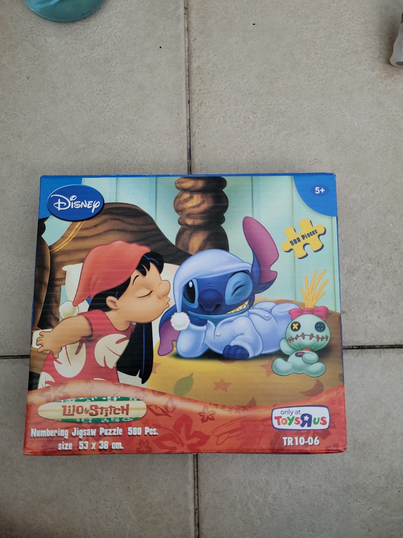 Lilo and Stitch 500 pieces puzzle, Hobbies & Toys, Toys & Games on Carousell