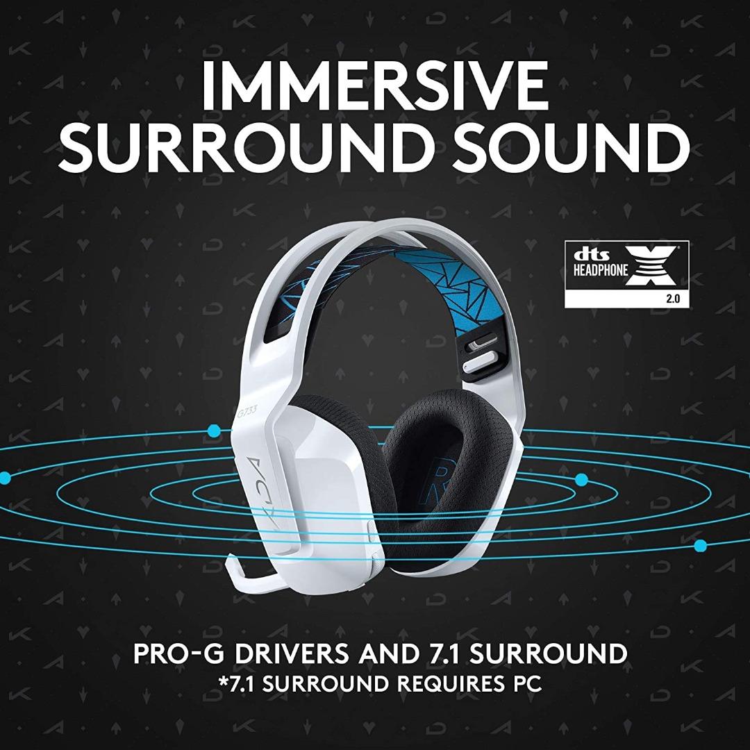 Logitech G733 KDA Lightspeed Wireless Surround 7.1 RGB, Audio ...