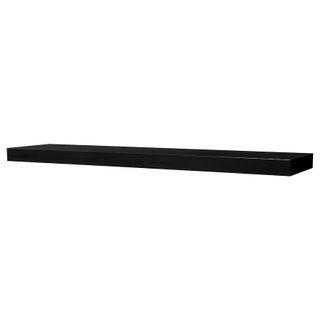 Looking for Wall shelf, black-brown, 190x26 cm