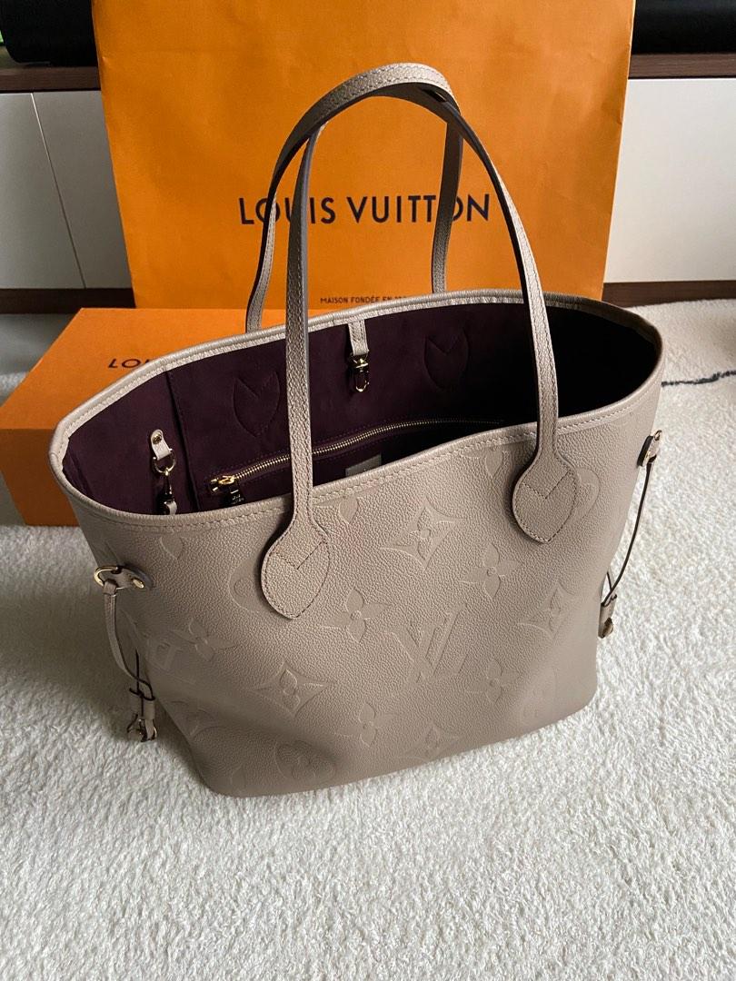 Neverfull leather tote Louis Vuitton Multicolour in Leather - 37340985