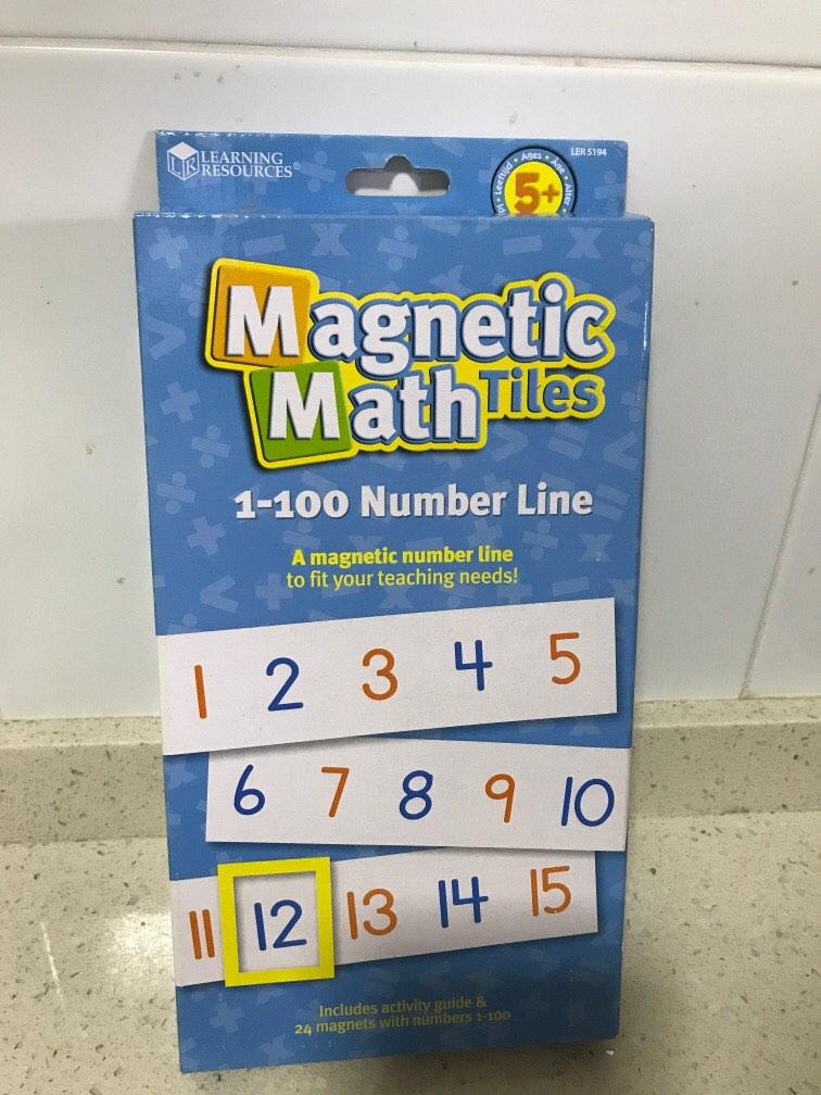 Magnetic Math Tiles (Learning Resources), Hobbies & Toys ...