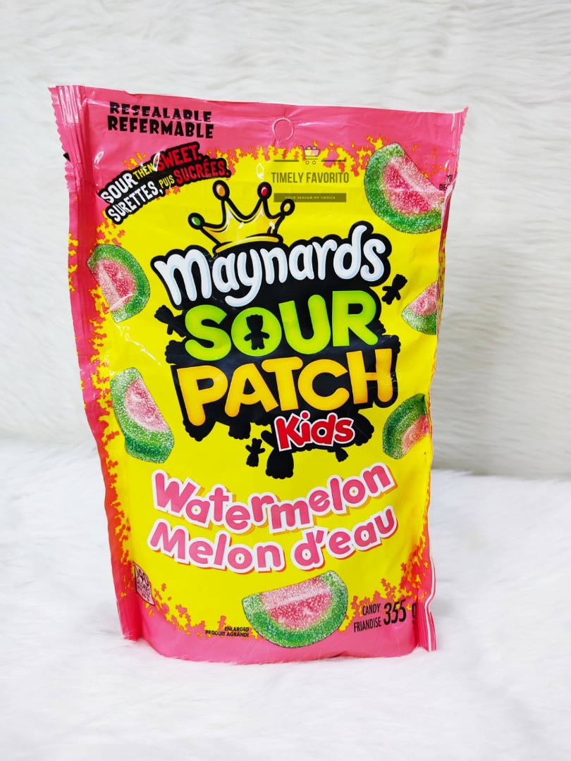 Maynards Sour Watermelon Candy 355g, Food & Drinks, Packaged & Instant ...