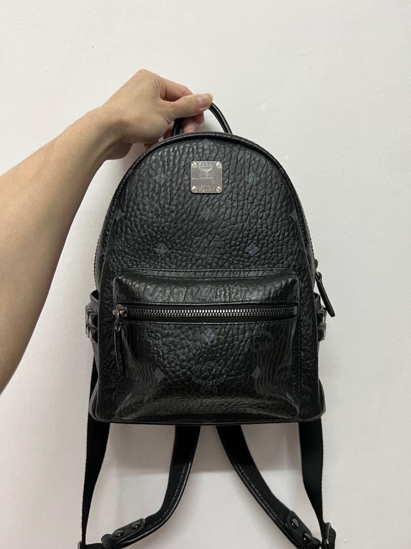 Tiny Backpack - Luxury Bicolour Monogram Empreinte Leather Grey