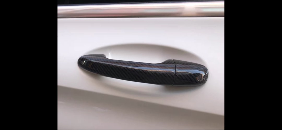 Mercedes Carbon Fibre Door Handle Covers, Car Accessories, Accessories
