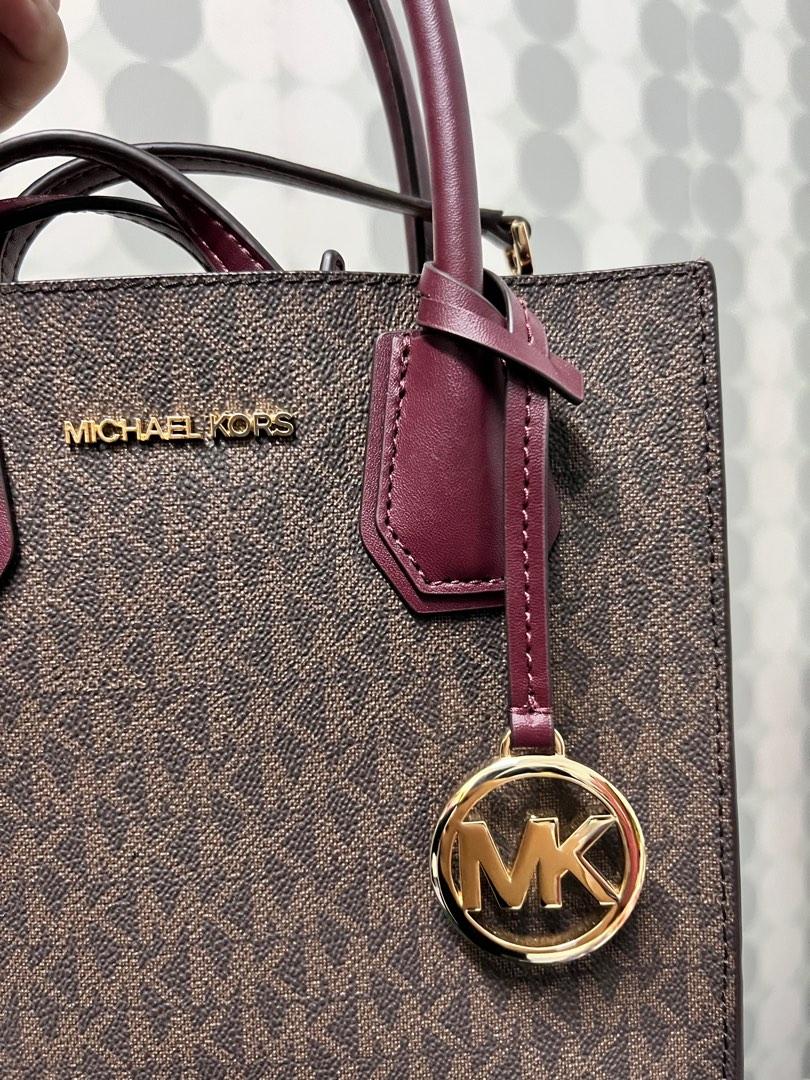 💯ORIGINAL MICHAEL KORS MERCER MEDIUM BROWN, Luxury, Bags & Wallets on  Carousell