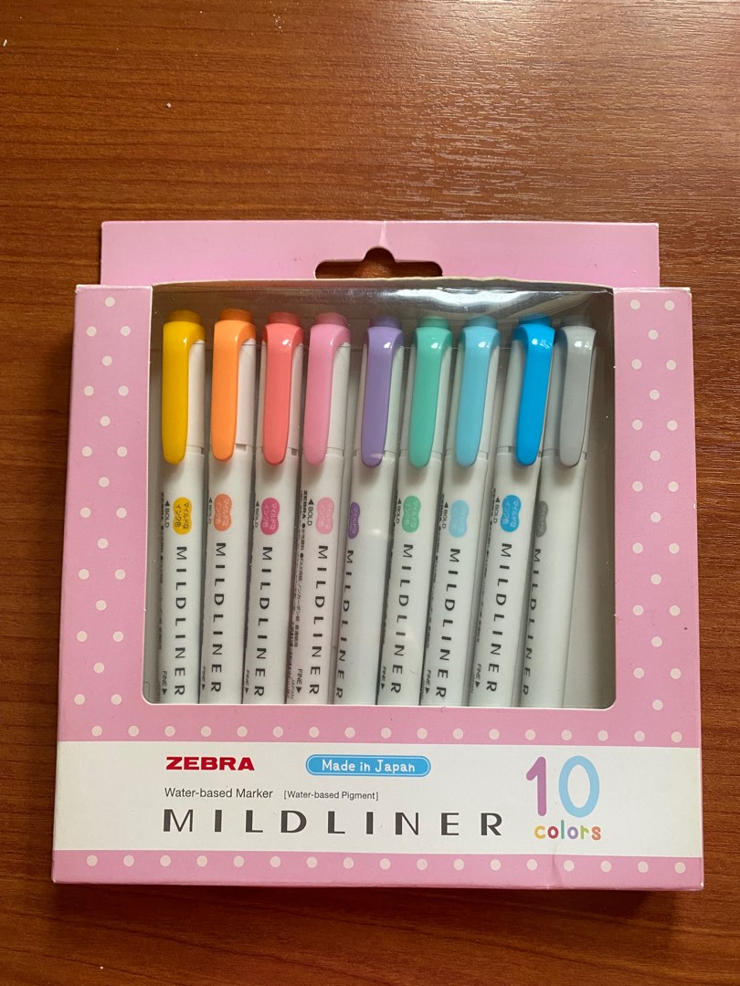 Mildliner highlighter set, Hobbies & Toys, Stationery & Craft