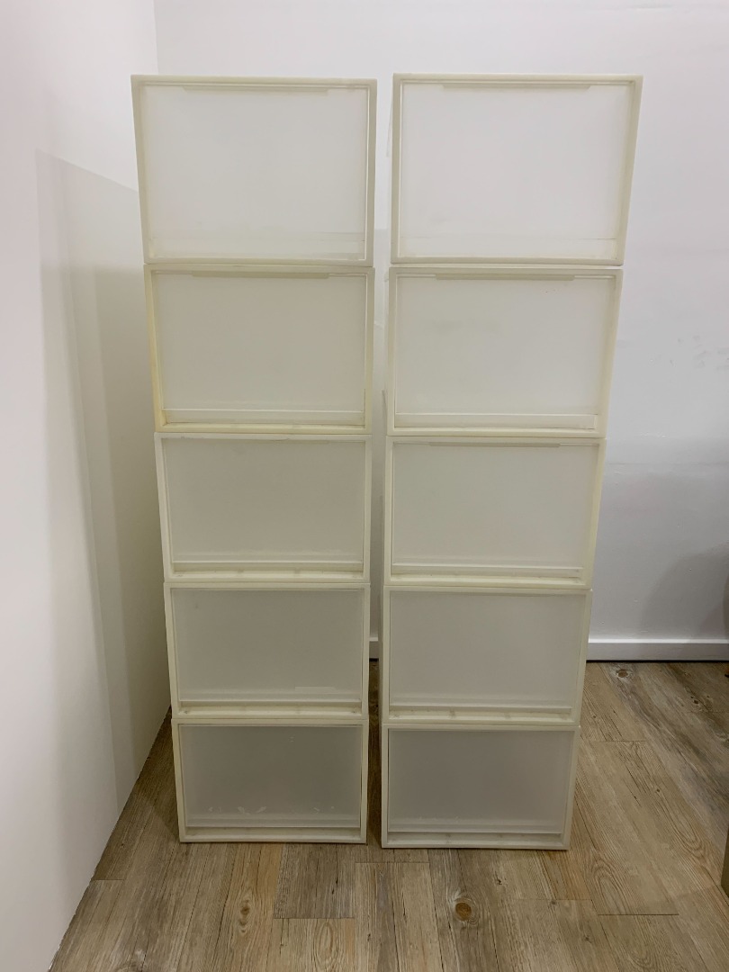 MUJI storage boxes, Furniture & Home Living, Home Improvement