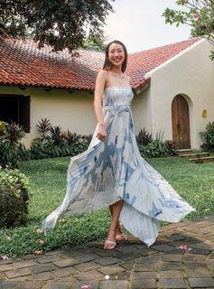 (New) love and flair yara dusty blue dress