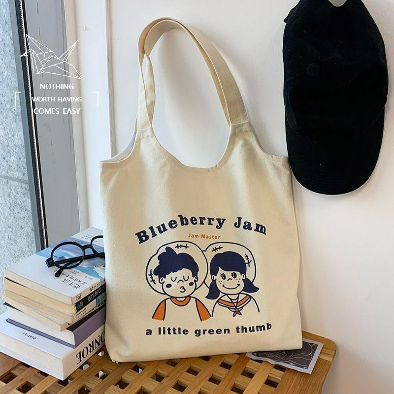 New Student Canvas Tote Bag without zip Women s Fashion Bags