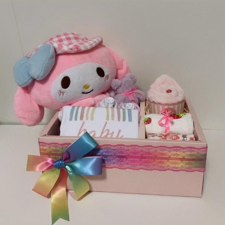 Newborn Rainbow Baby Hamper HK Kitty / Melody Giftset 100Days Full