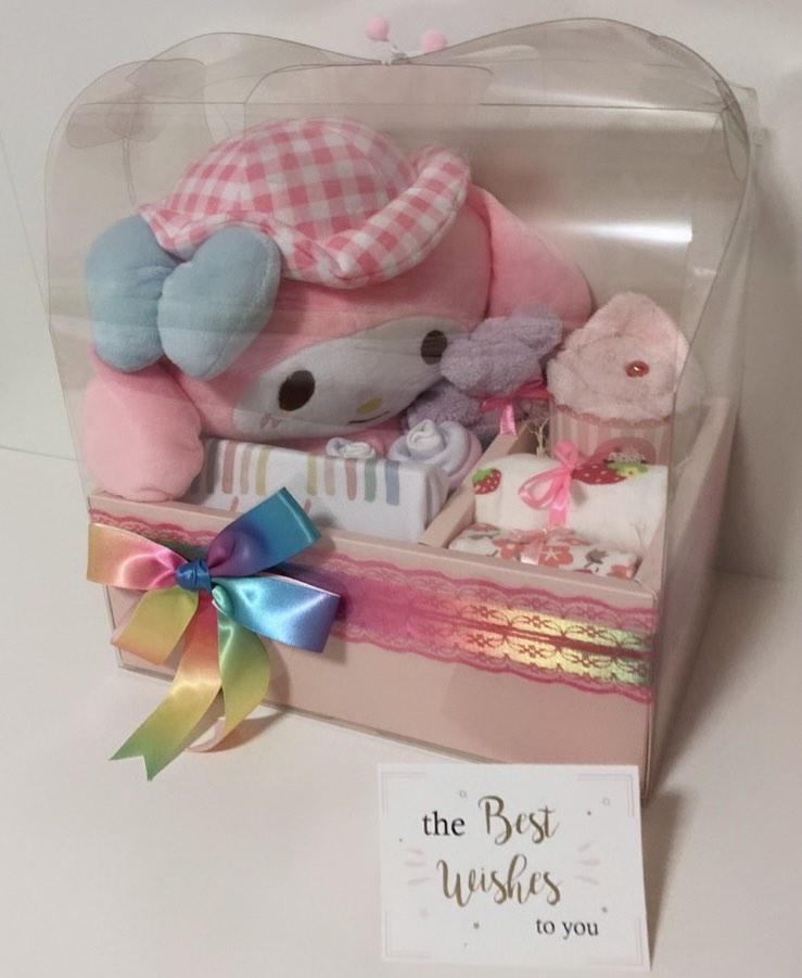 Newborn Rainbow Baby Hamper HK Kitty / Melody Giftset 100Days Full