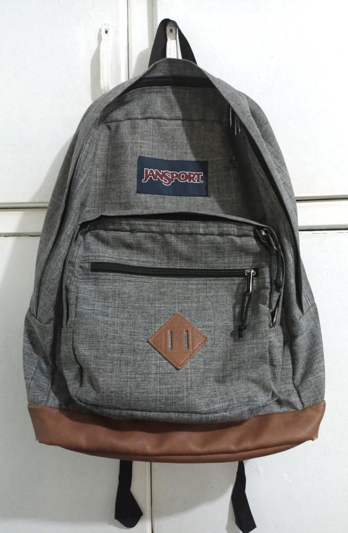 Original Jansport City View canvas backpack bag, Men's Fashion, Bags, Backpacks on Carousell