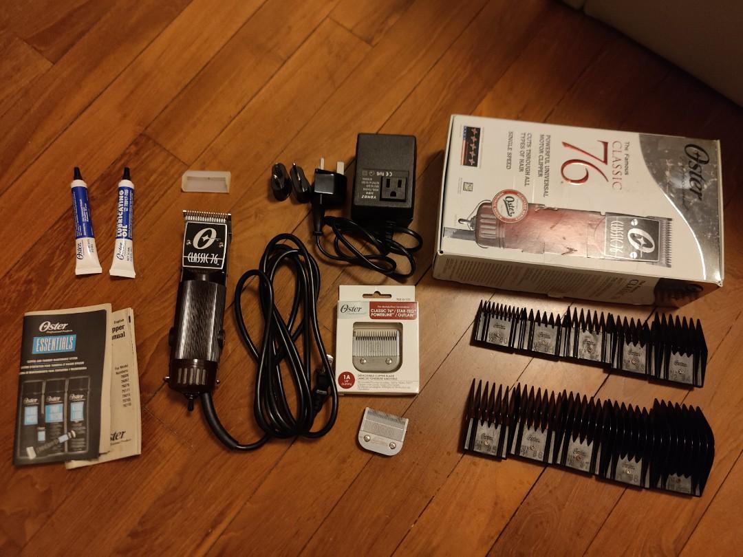 Black Friday sale - Oster Classic 76 Professional Hair Clipper set with  220v transformer, Beauty  Personal Care, Hair on Carousell