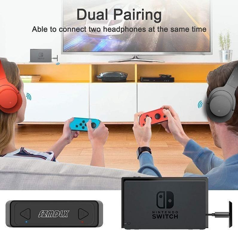 Nintendo switch dual headset bluetooth sales adapter