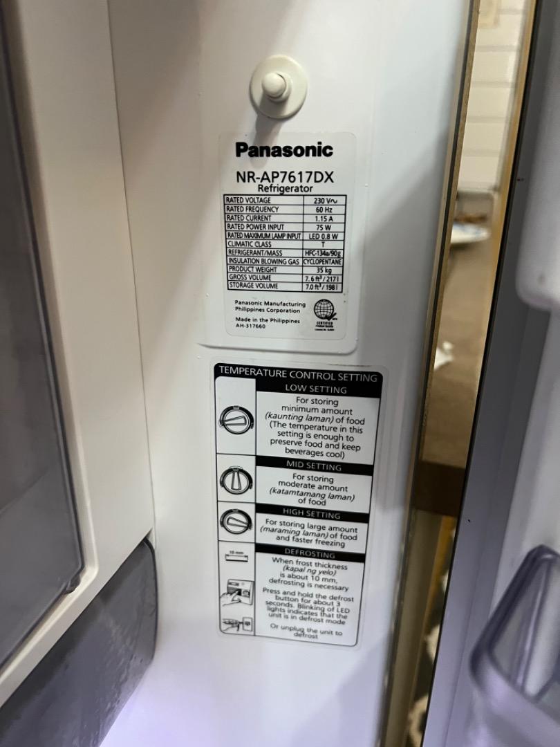 Panasonic Inverter Refrigerator, TV & Home Appliances, Kitchen