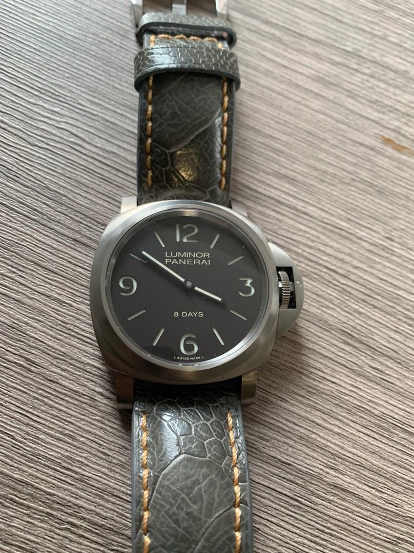 Panerai PAM 562 8days Titanium with box paper Luxury Watches on