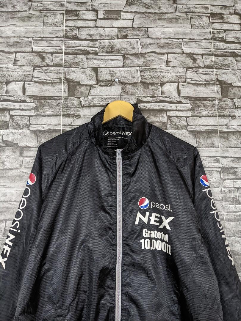 Vintage Pepsi Nex Windbreaker Jacket Zipper Light, Men's Fashion, Coats ...