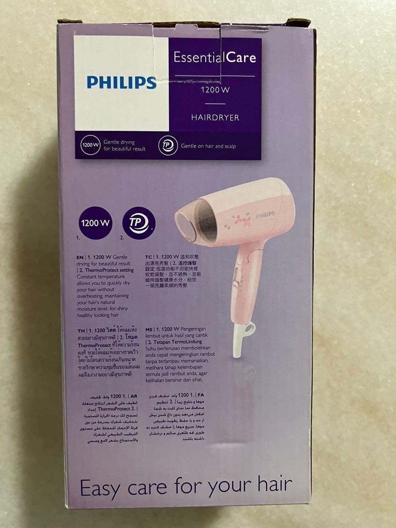 Philips Essential Care 1200W Hair Dryer, Beauty & Personal Care, Hair on Carousell