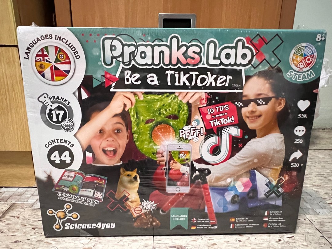 Pranks Lab Be A Tiktoker, Hobbies & Toys, Toys & Games on Carousell