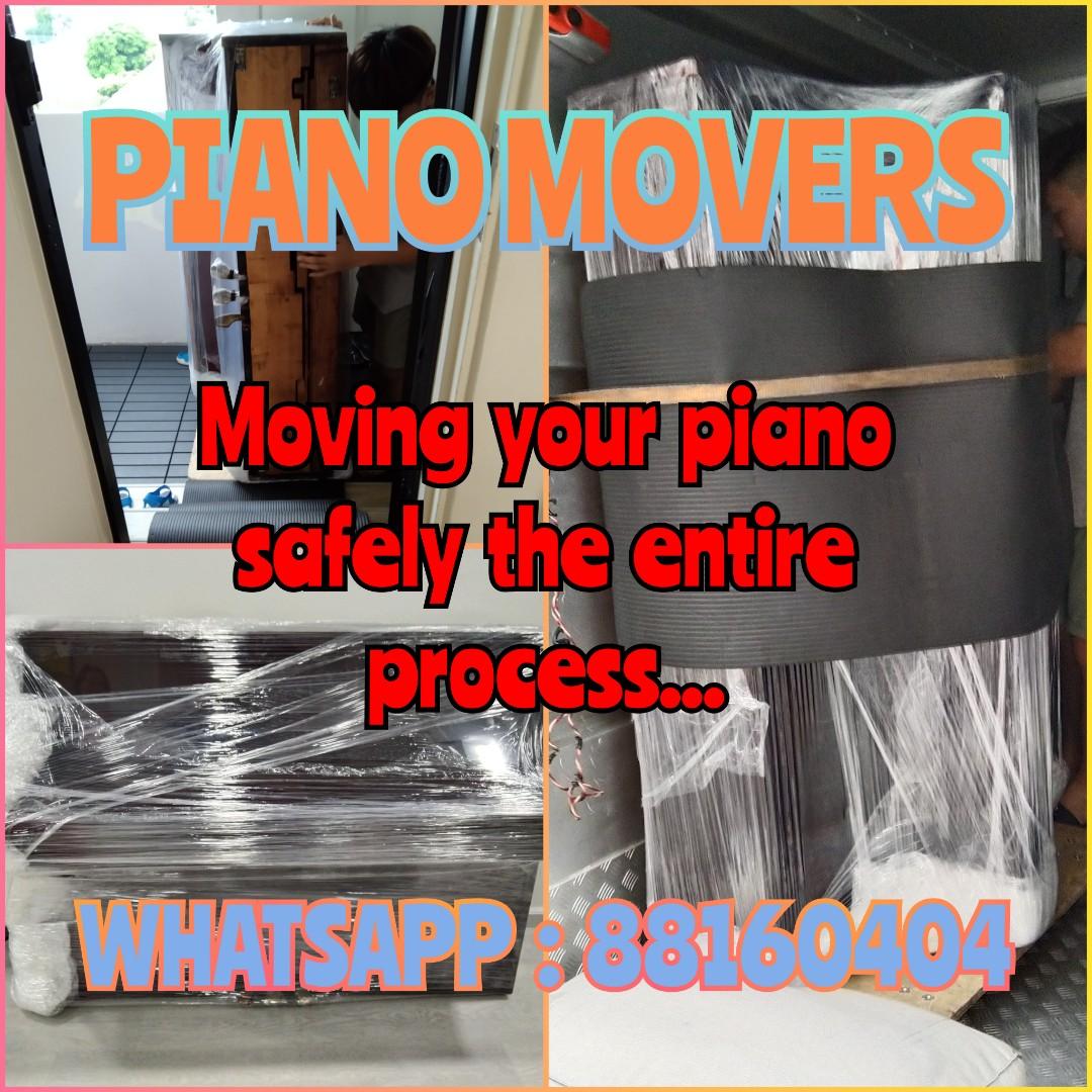 Professional Piano Movers Singapore. Upright Piano Delivery. Digital