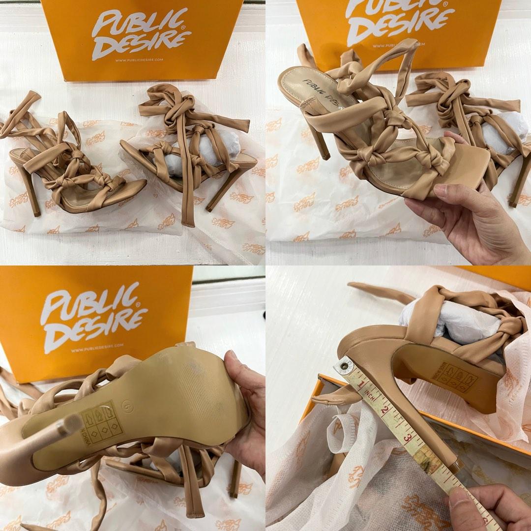 Public desire nude heels deals