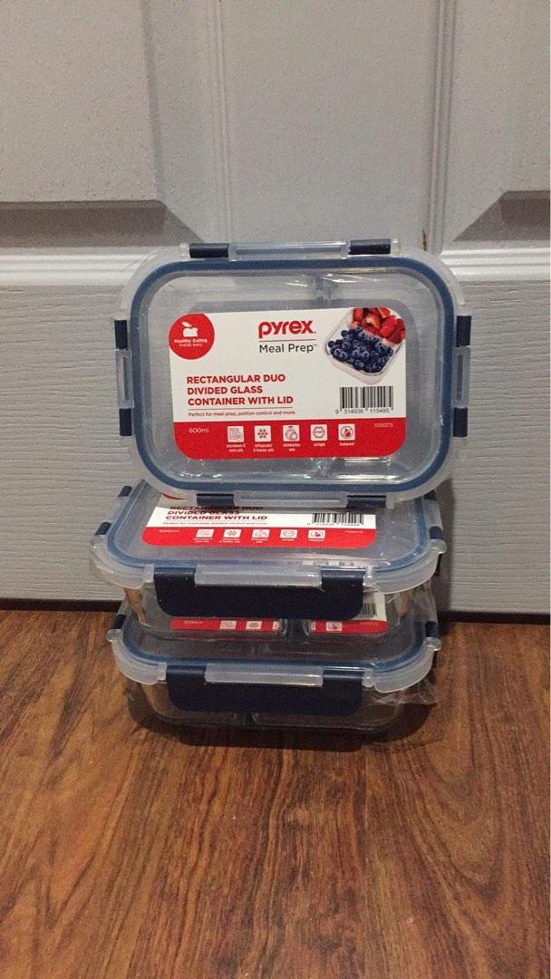 PYREX MEAL PREP 600ml, Furniture & Home Living, Kitchenware & Tableware