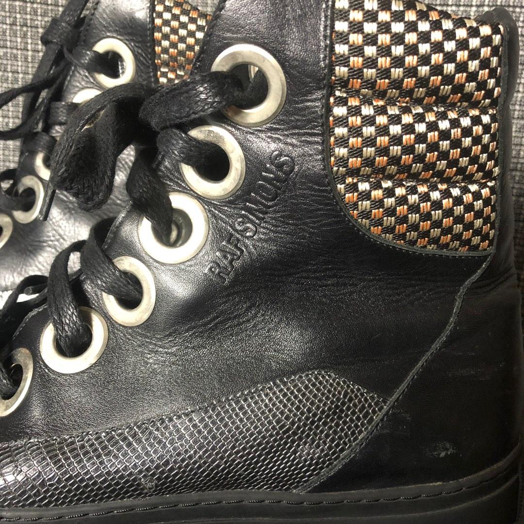 RAF SIMONS X STERLING RUBY High Top Sneaker, Luxury  display picture 2