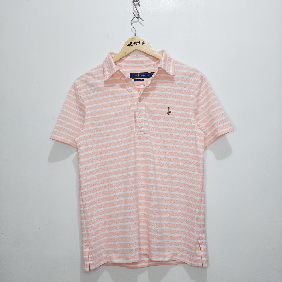 Ralph lauren polo shirt peach colorway, Men's Fashion, Tops & Sets ...