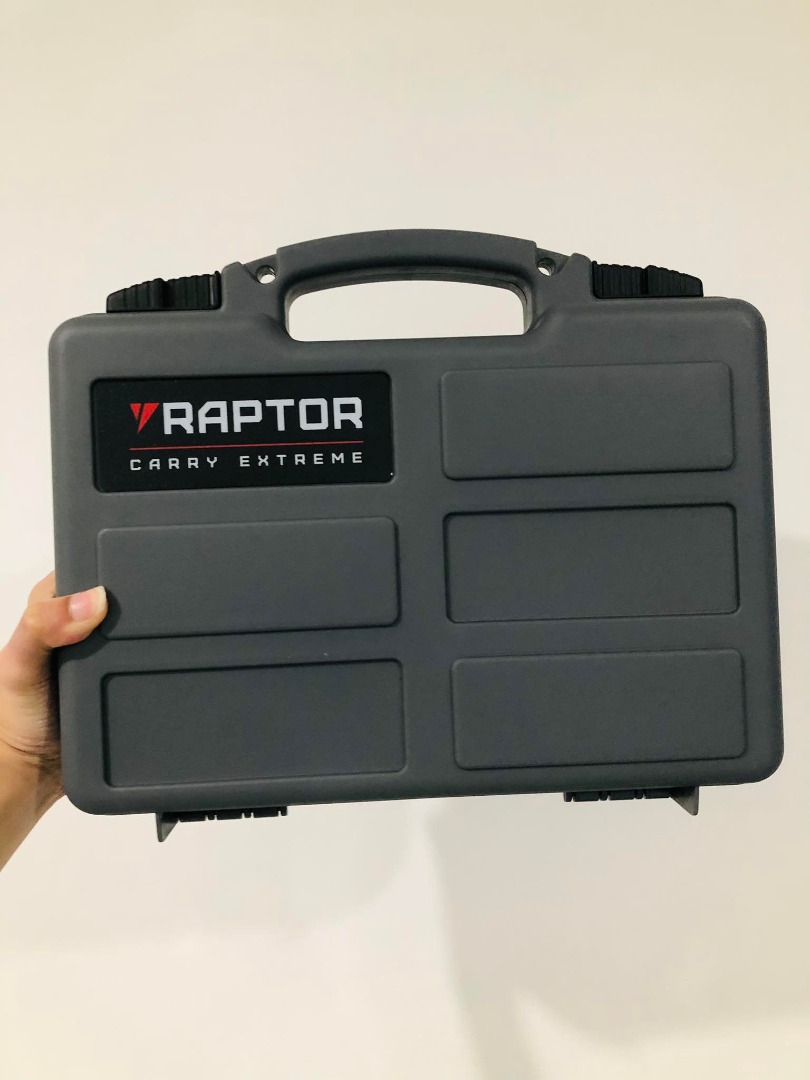 Raptor 308 Portable Hand Gun/Pistol Water/Dust Resistant Hard-Case ...