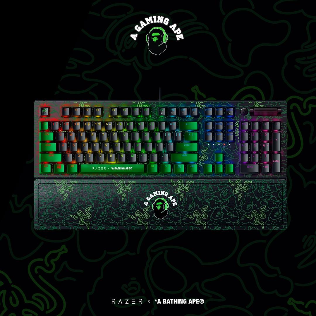 Buy Razer x *A Bathing Ape® BlackWidow V3 - Green Switch - US, Gaming  Keyboards