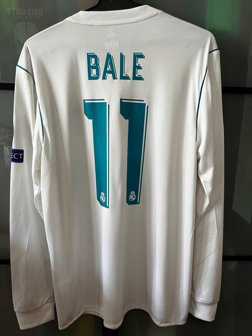 Real Madrid 2017/18 Away Bale #11 Jersey Name Set