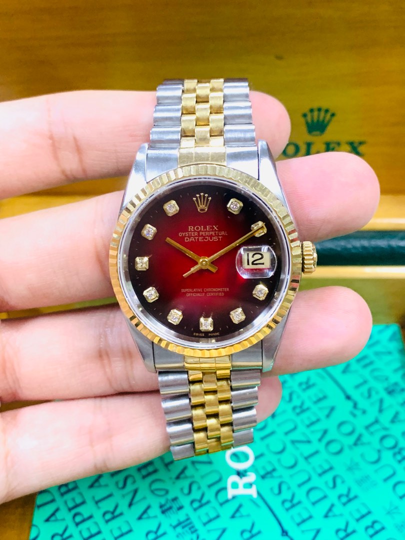 Red clearance datejust rolex