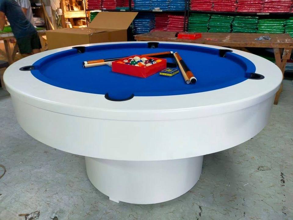 Round Billiard Table, Sports Equipment, Sports & Games, Billiards and ...