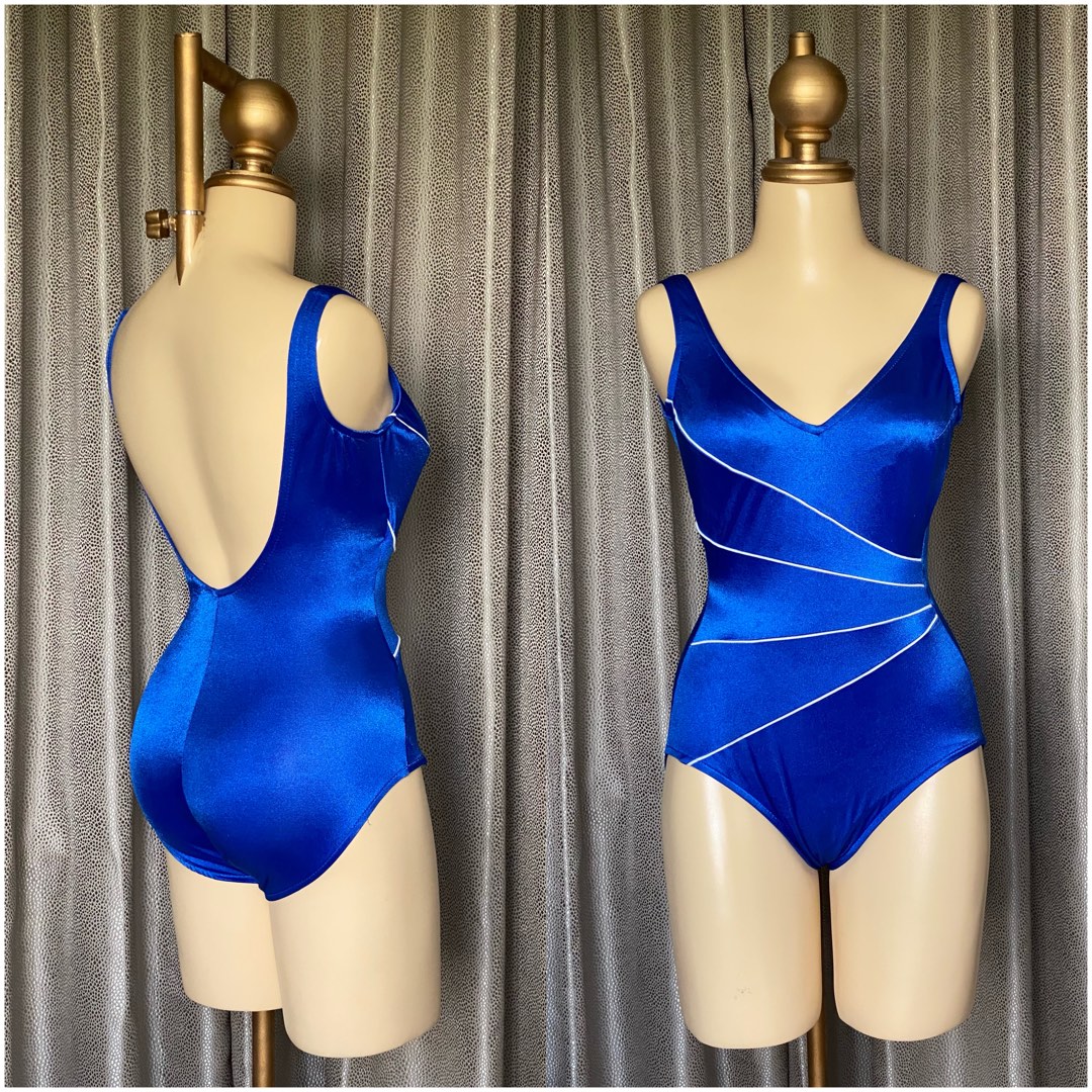 Royal Blue One Piece Swimsuit, Women's Fashion, Swimwear, Bikinis