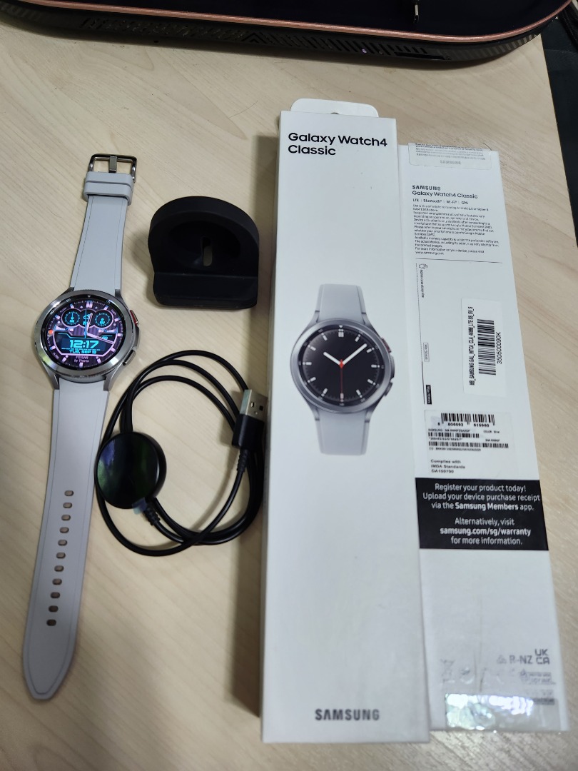 Samsung Galaxy Watch 4 Classic LTE 46mm Silver Mobile Phones