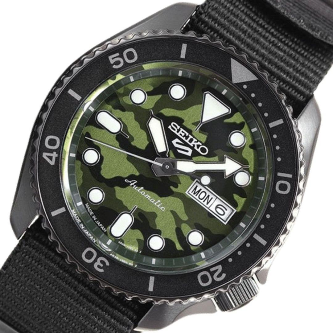 Seiko SKX Street Style JDM SBSA173 Camouflage Dial Sports Watch, Luxury ...