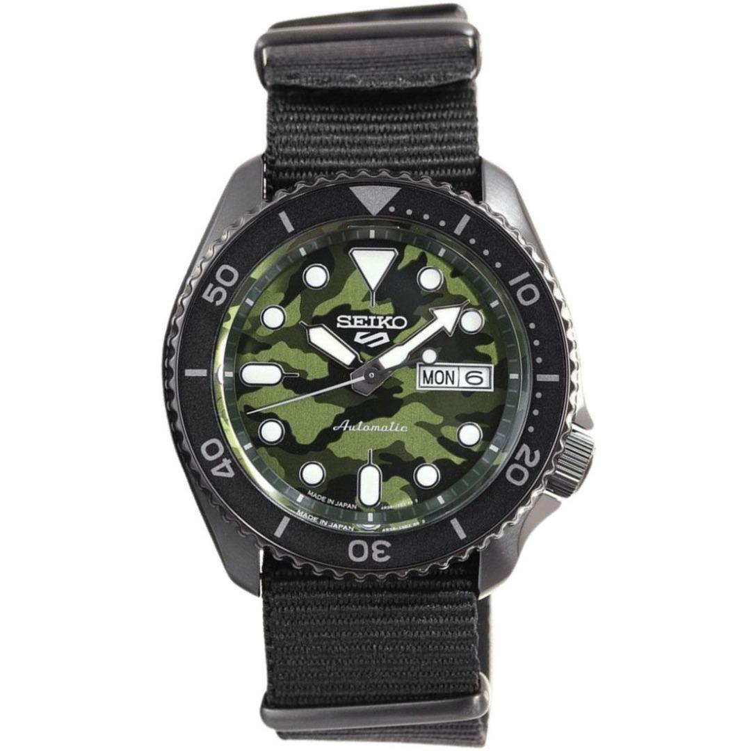 Seiko SKX Street Style JDM SBSA173 Camouflage Dial Sports Watch, Luxury ...