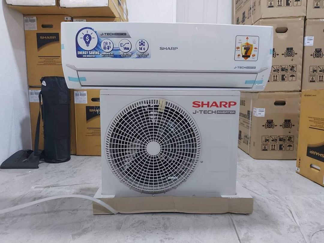 Sharp J-tech Aircon Split Type 1.5hp (Category: Air Conditioning and Heating) located in Manila. Submitted by mell_1116 (Listing ID 1184589076, Image 2). Description: SHARP J-TECH INVERTER SPLIT TYPE!! With the Sharp J-Tech Inverter Air Conditioner, you do not need to choose between keeping cool and saving energy. Its smart engineering system allows you to save up to 65% on energy while still able to choose from a number of cooling modes that giv