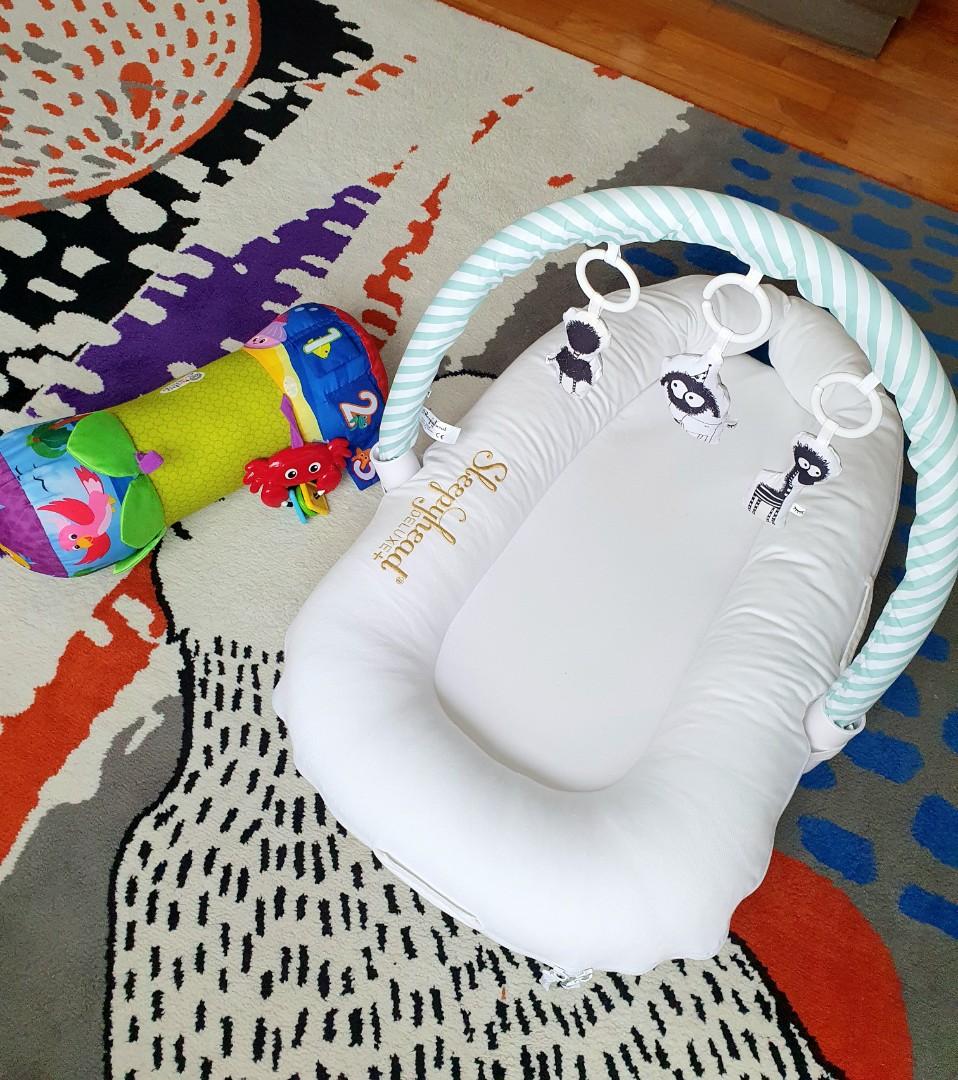 Sleepyhead Deluxe and Baby Einstein pillow, Babies & Kids, Infant