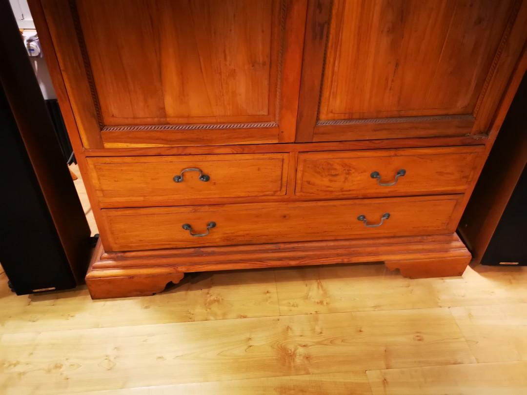 Solid teak wood Furniture & Home Living, Furniture, Shelves